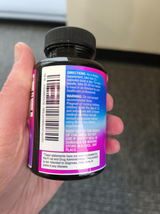 Lions Mane Mushroom Supplement - Brain Health Support for Focus, Memory, Cognition & Immune Support - Nature's Nootropic Lion's Mane Mushroom Extract Non-GMO, Vegetarian & Gluten Free - 60 Capsules