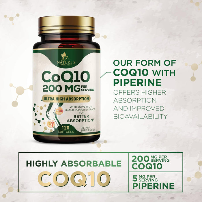 CoQ10 200 mg - 120 Softgels