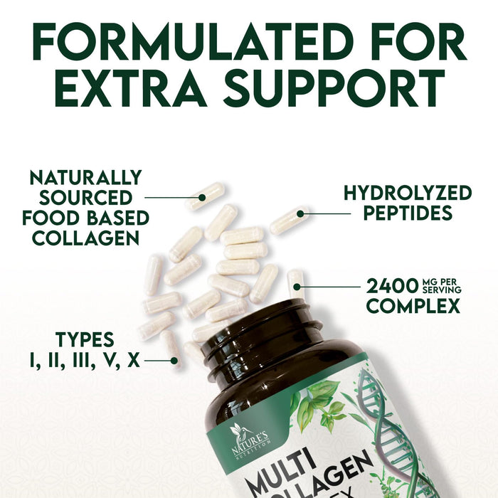 Multi Collagen Peptides 2400 mg - 60 Capsules