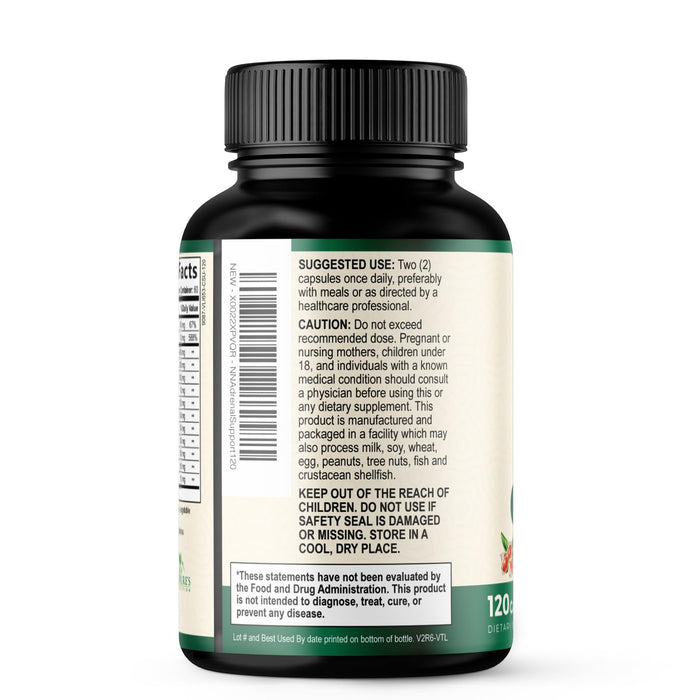 Adrenal Support Supplements Cortex Complex, Best Energy Supplement, Supports Cortisol Health & Energy Levels, Daily Ashwagandha for Women & Men, Supports Adrenal Fatigue & Immune System, 120 Capsules