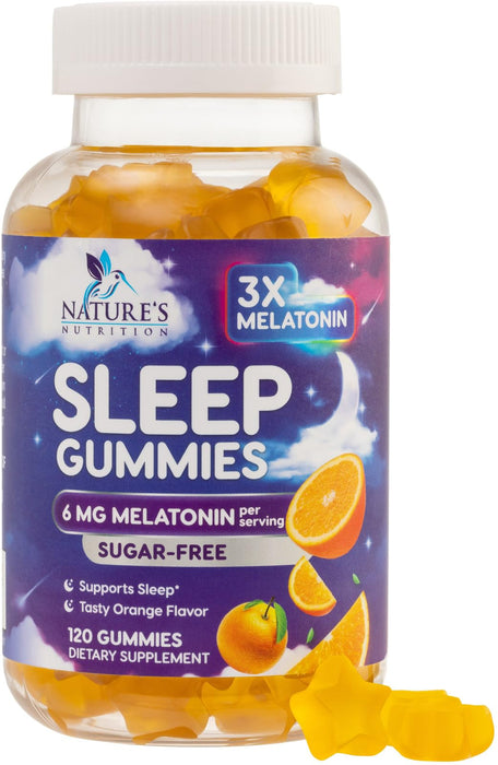 Melatonin Sleep Gummies 6 mg - 120 Gummies