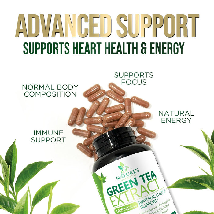 Green Tea Extract 1000 mg - 60 Capsules