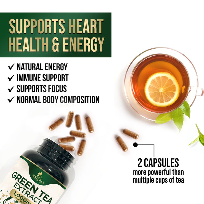 Green Tea Extract 1000 mg - 120 Capsules