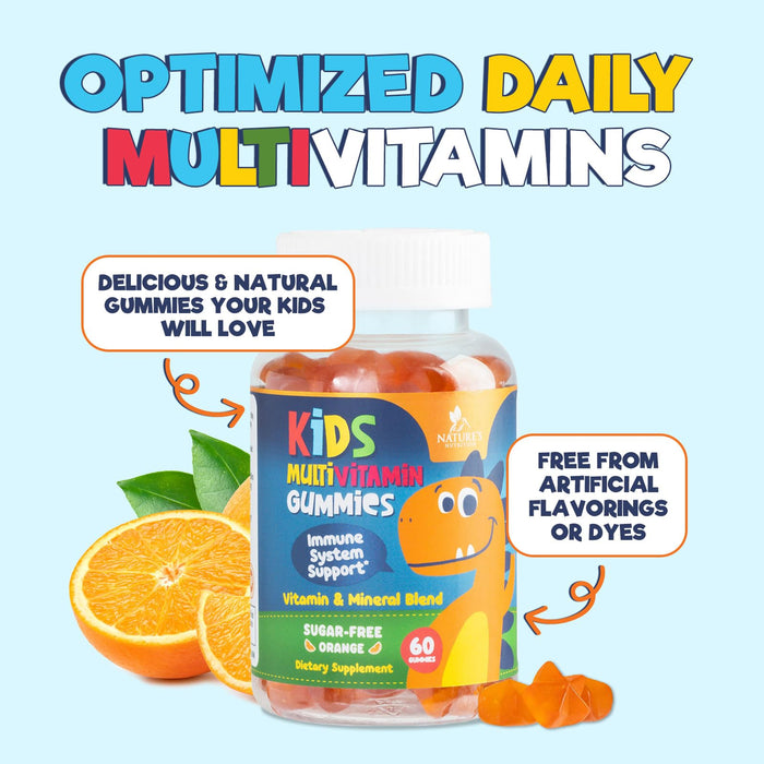 Kids' Multivitamin - Orange, 60 Gummies
