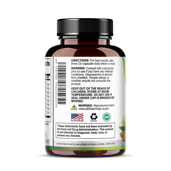 Glucosamine Chondroitin MSM 2100 mg - 240 Capsules