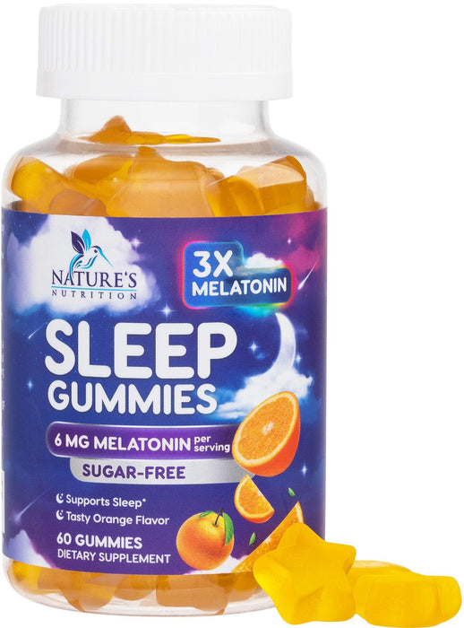 Melatonin Sleep Gummies 6 mg - 60 Gummies
