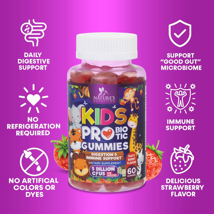 Probiotic 5 Billion CFU - Berry, 60 Gummies
