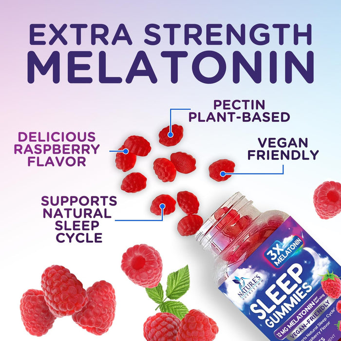 Melatonin Sleep Gummies 12 mg - 120 Gummies