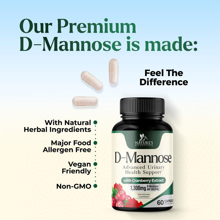 D-Mannose 350 mg - 60 Capsules