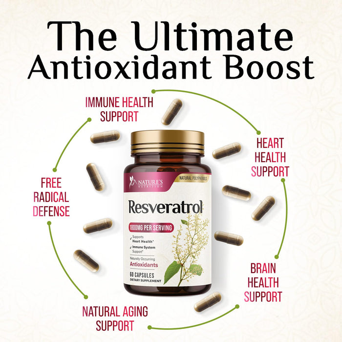Resveratrol 1800 mg - 60 Capsules