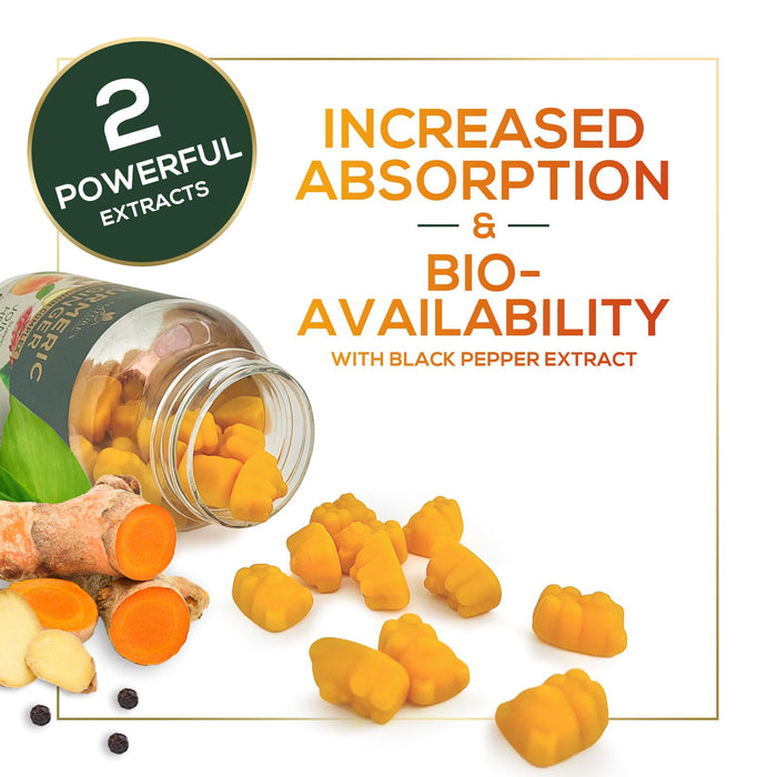 Turmeric Curcumin Gummies - 60 Gummies