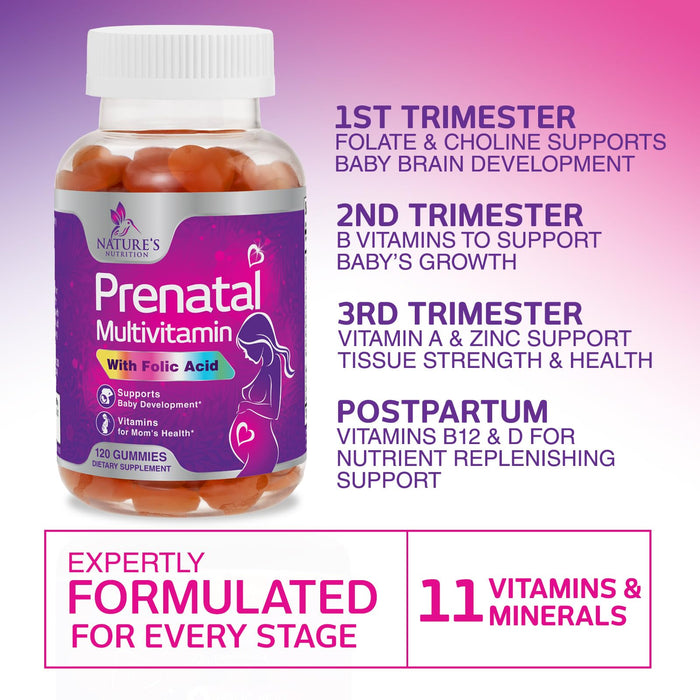 Prenatal Multivitamin 1335 mcg - 120 Gummies