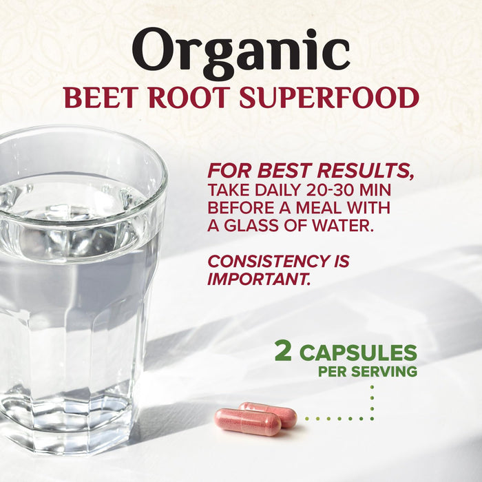 Beet Root 1300 mg - 180 Capsules