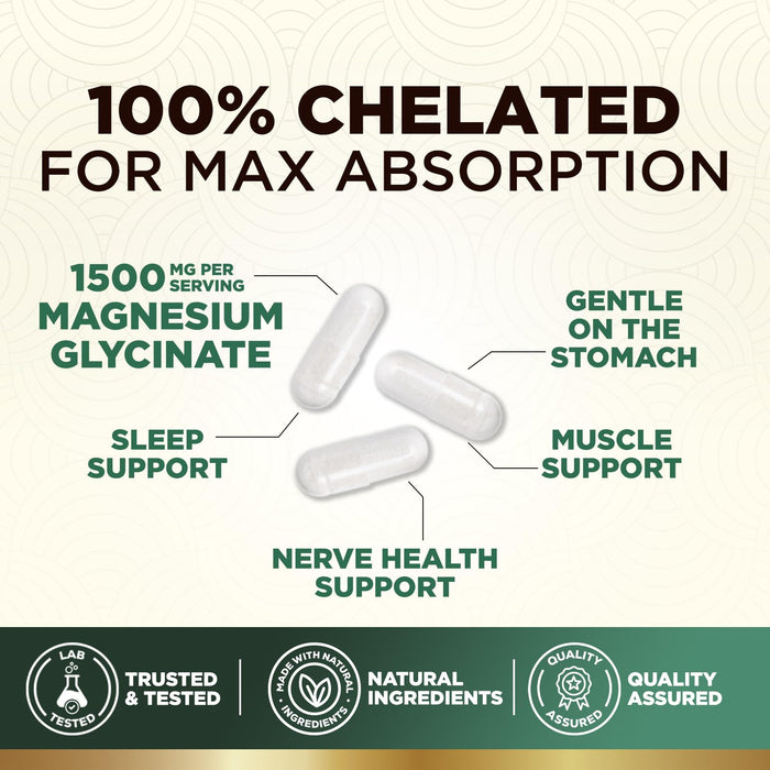 Magnesium Glycinate 250 mg - 120 Count