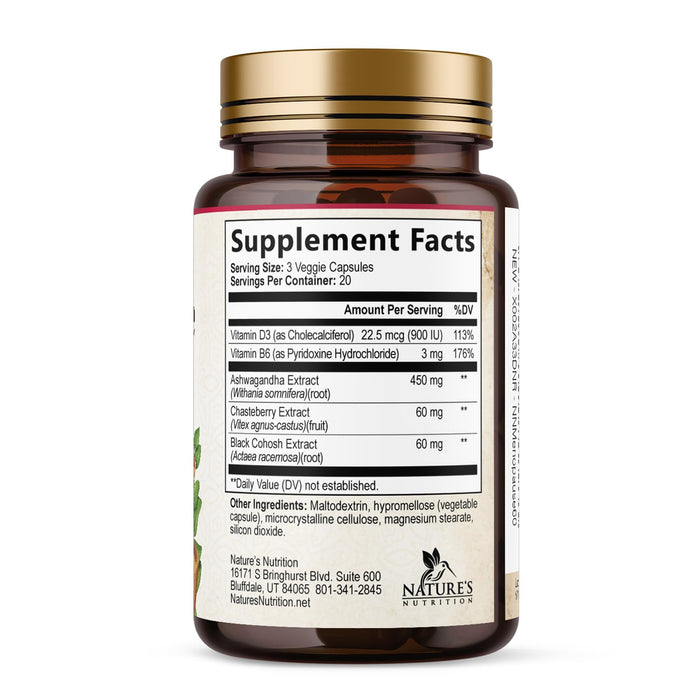 Menopause Support with Black Cohosh - 60 Capsules