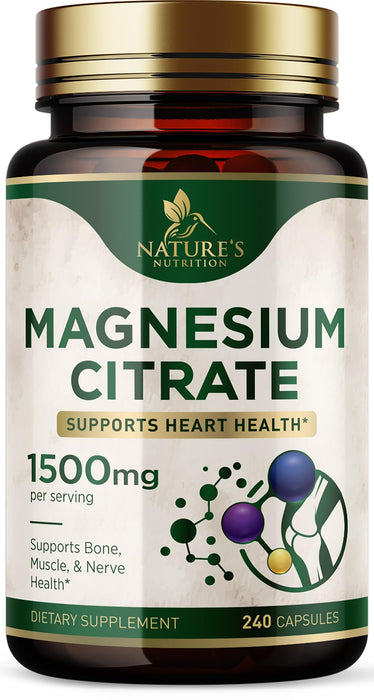 Magnesium 1000 mg - 240 Capsules