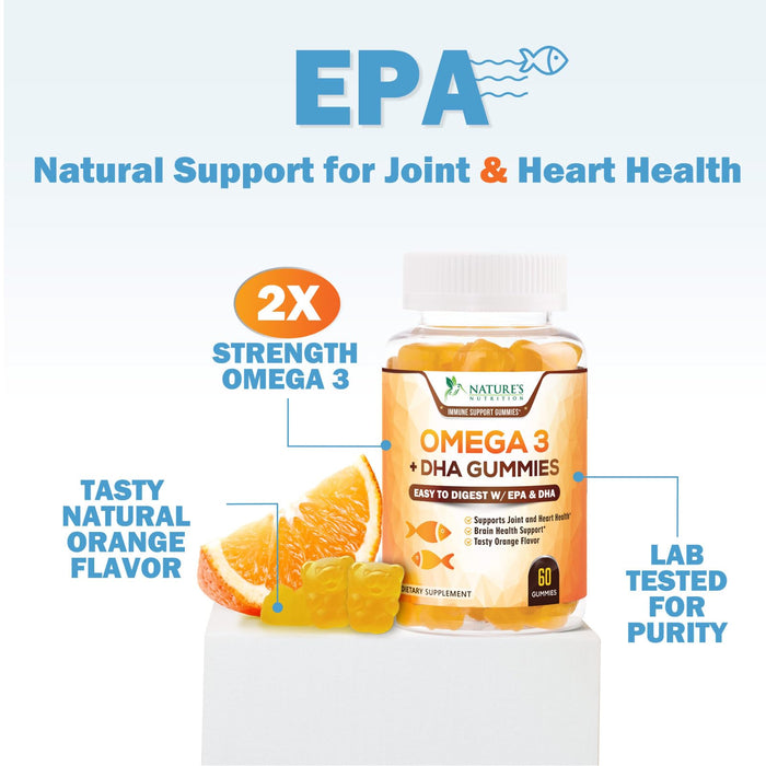 Omega-3 Fish Oil - Orange, 60 Gummies