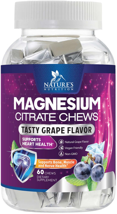 Magnesium Citrate 100 mg - 60 Gummies