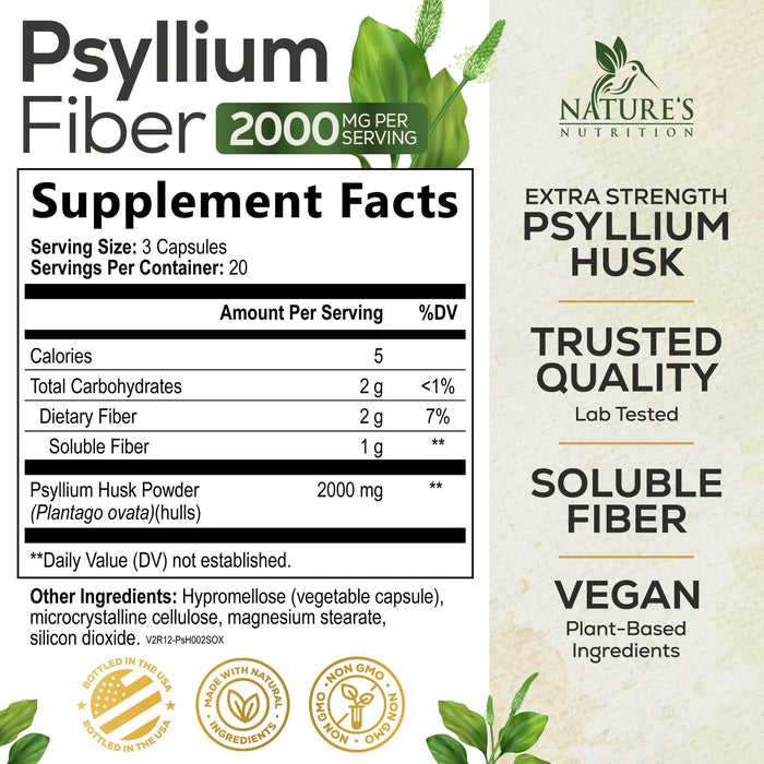 Fiber 1500 mg - 60 Capsules