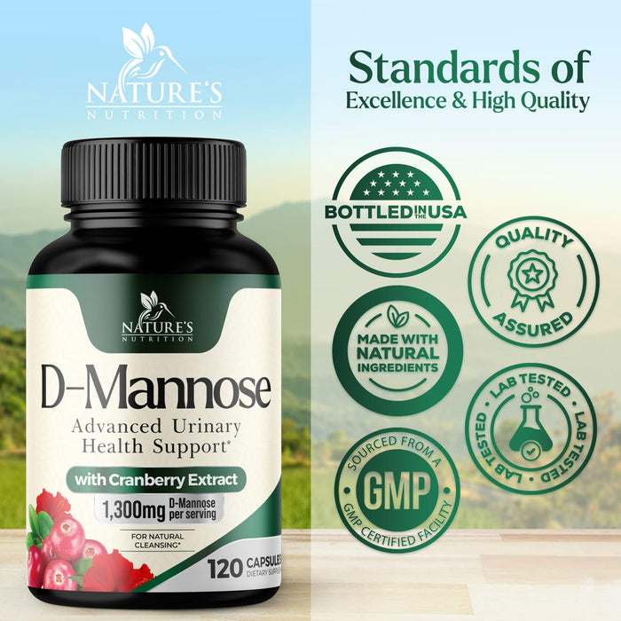 D-Mannose 350 mg - 120 Capsules