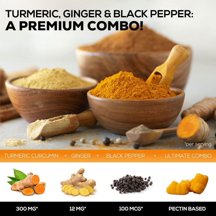 Turmeric Curcumin Gummies - 120 Gummies