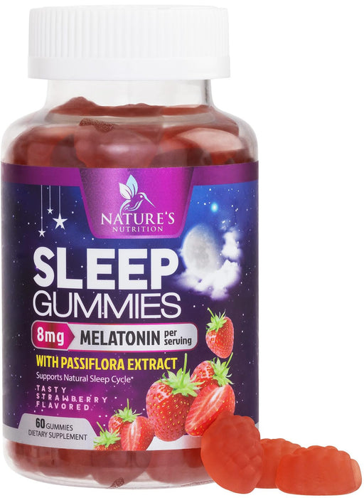 Melatonin Sleep Gummies 8 mg - 60 Gummies