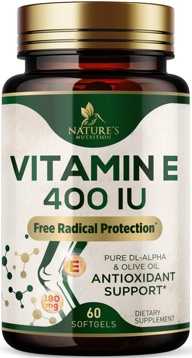 Vitamin E 400 IU - 60 Softgels