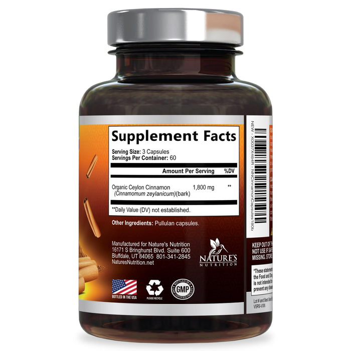 Ceylon Cinnamon Capsule 1800mg