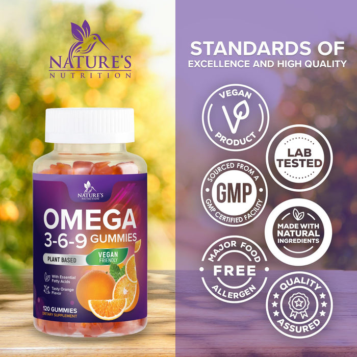 Omega 3-6-9 - Orange, 120 Gummies