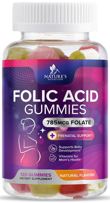 Folic Acid 785 mcg - 120 Gummies