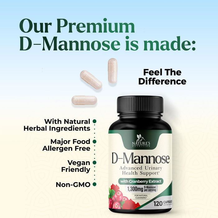 D-Mannose 350 mg - 120 Capsules