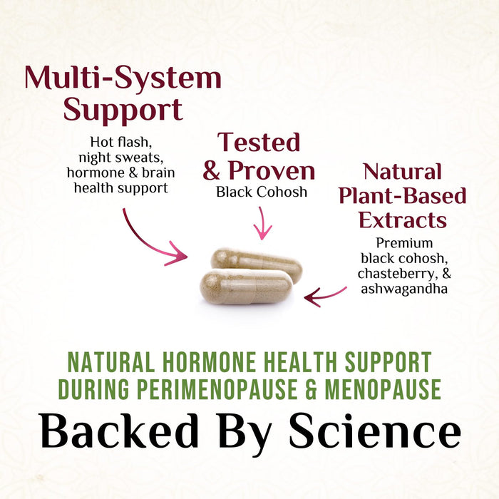 Menopause Support with Black Cohosh - 60 Capsules