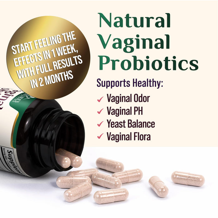 Vaginal Probiotic + Cranberry & Prebiotics 50 Billion CFU - 120 Capsules