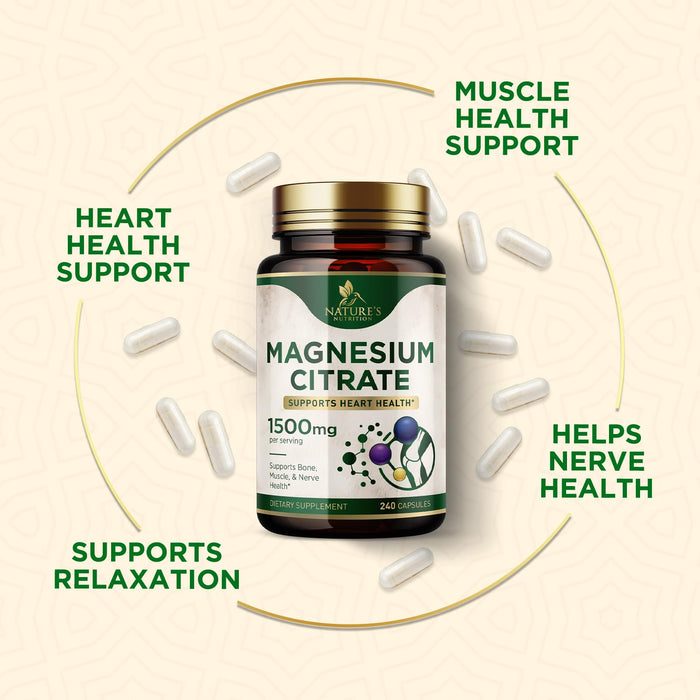 Magnesium 1000 mg - 240 Capsules