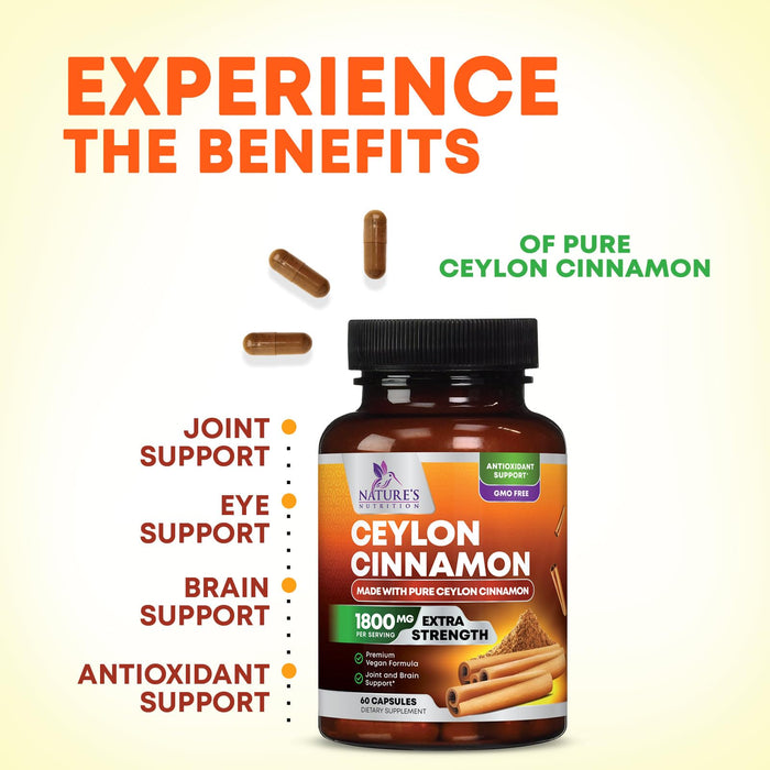 Ceylon Cinnamon Capsule 1800mg