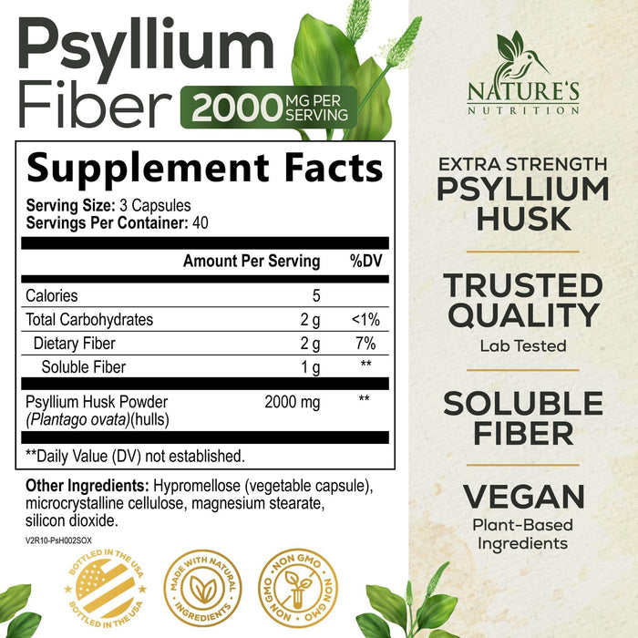 Fiber 1500 mg - 120 Capsules