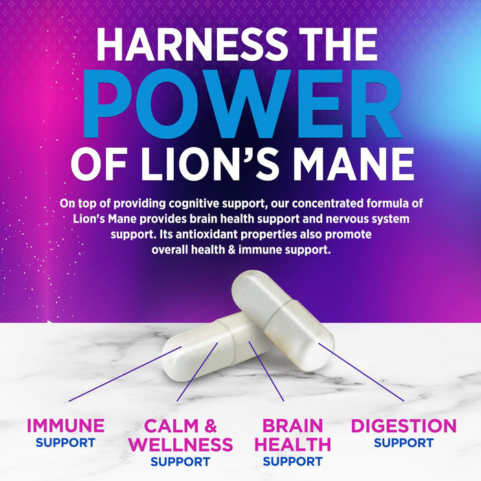 Lion's Mane Mushroom - 60 Capsules