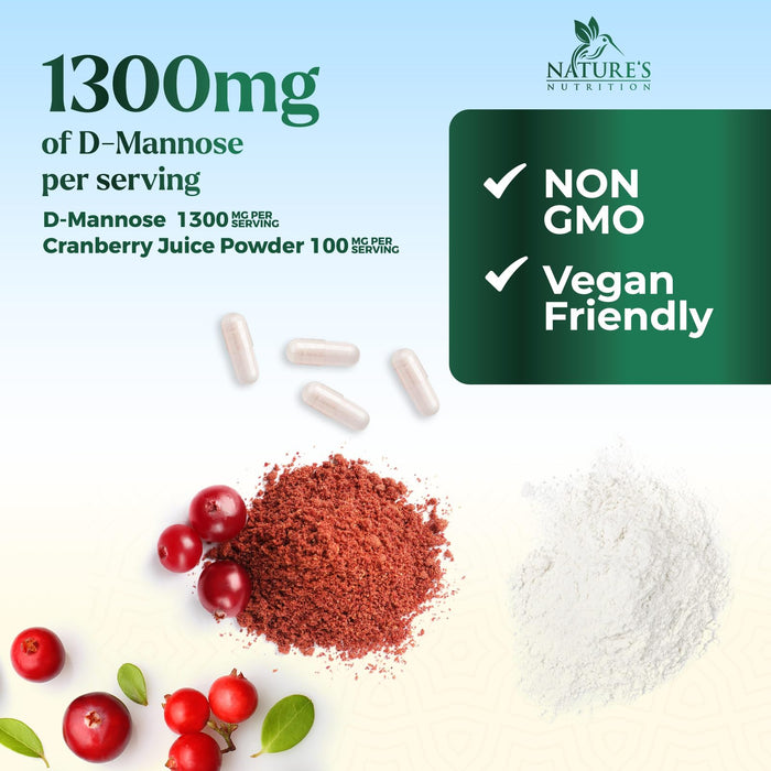 D-Mannose 350 mg - 120 Capsules
