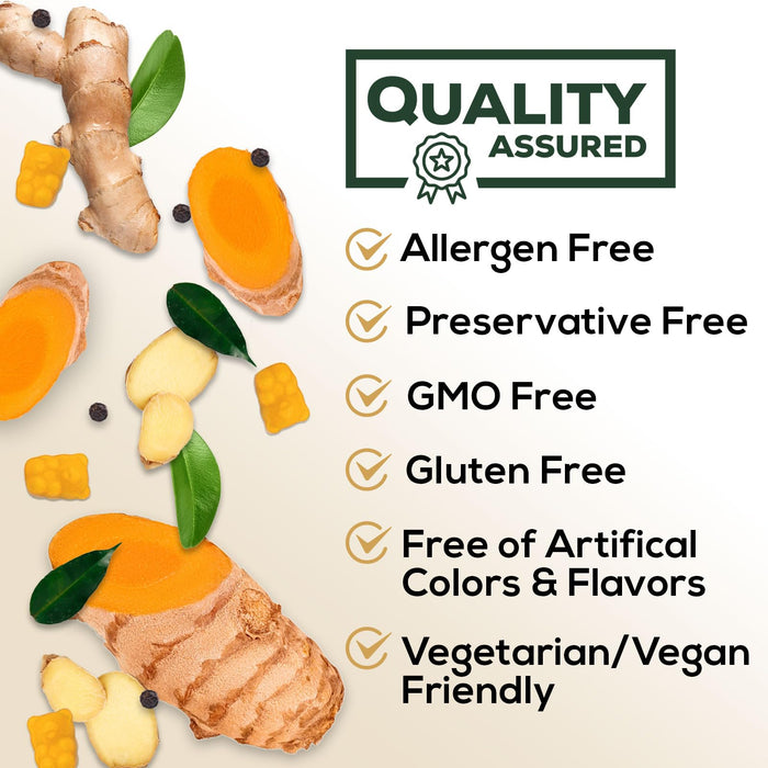 Turmeric Curcumin Gummies - 120 Gummies