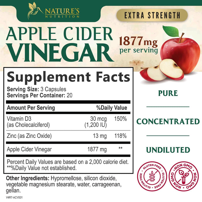 Apple Cider Vinegar Supplement Facts