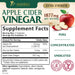 Apple Cider Vinegar Supplement Facts