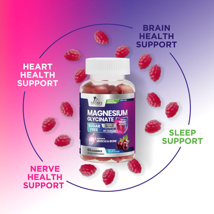 Magnesium Glycinate - 60 Gummies