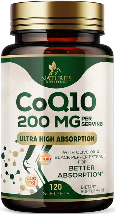 CoQ10 200 mg - 120 Softgels
