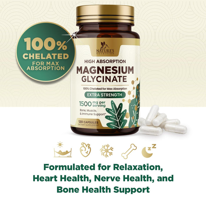 Magnesium Glycinate 250 mg - 120 Count