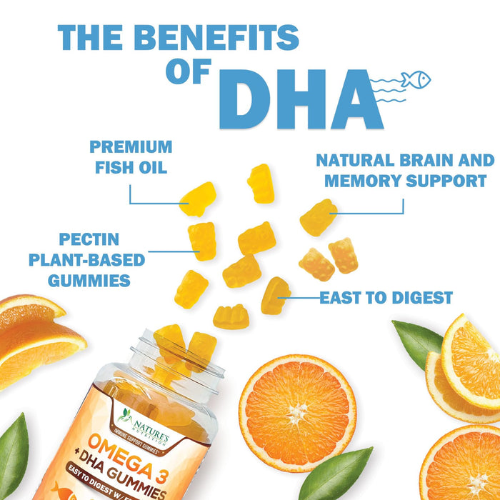 Omega-3 Fish Oil - Orange, 120 Gummies