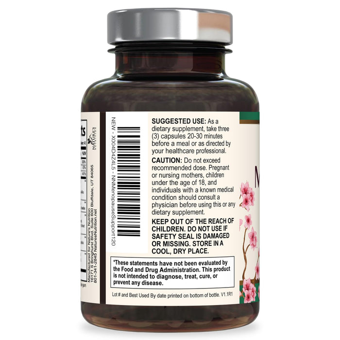 Menopause Support with Black Cohosh - 120 Capsules