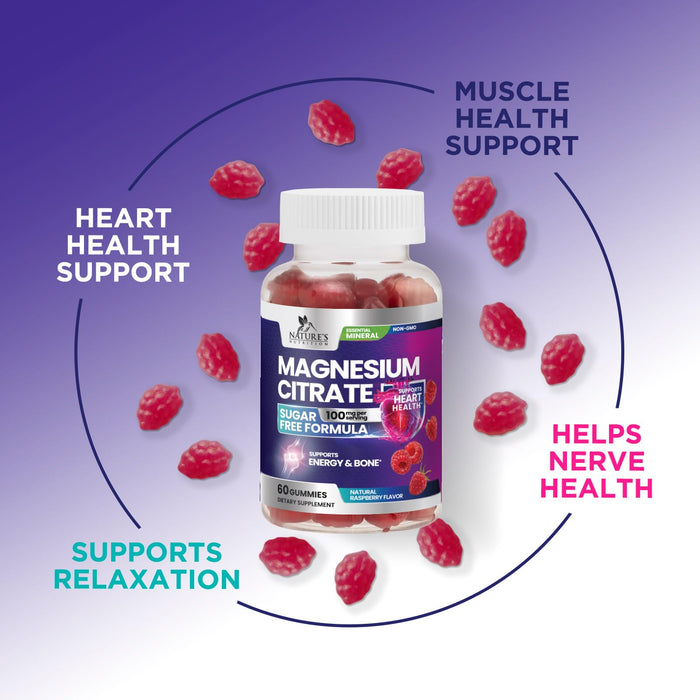 Magnesium Citrate - 60 Gummies
