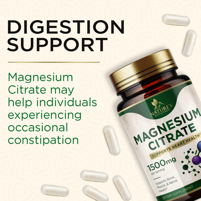 Magnesium 1000 mg - 240 Capsules