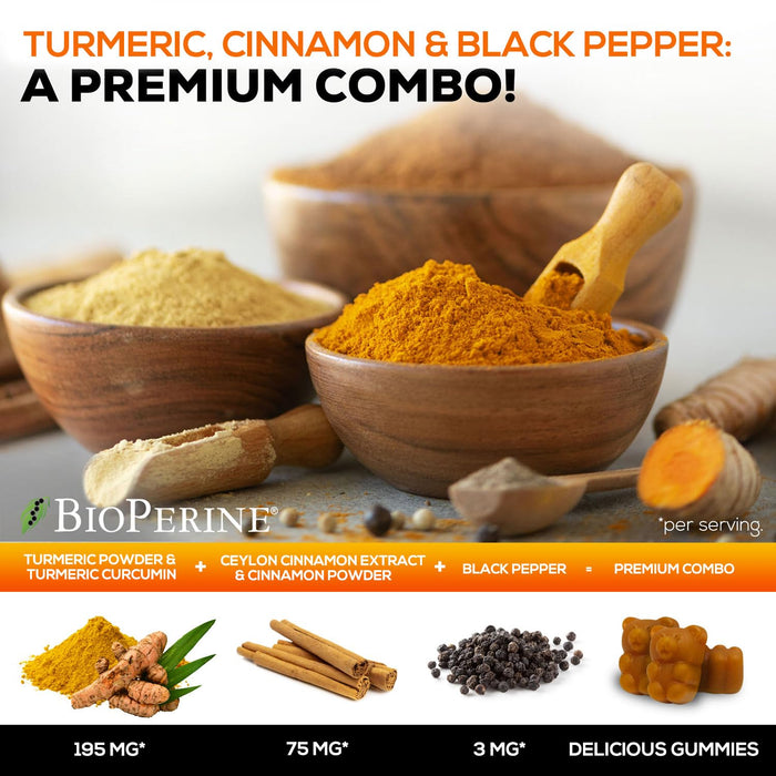 Turmeric Curcumin Gummies - 60 Gummies