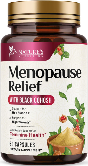 Menopause Support with Black Cohosh - 60 Capsules
